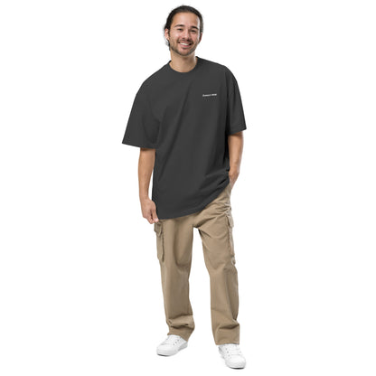 Oversized T-Shirt mit großem Backprint Feuerzeug