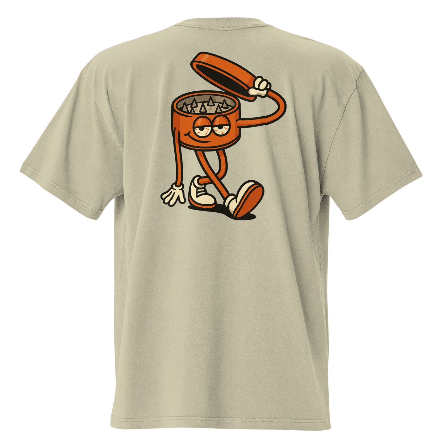 Oversized T-Shirt mit großem Backprint Grinder