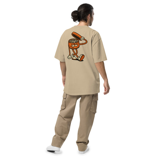 Oversized T-Shirt mit großem Backprint Grinder
