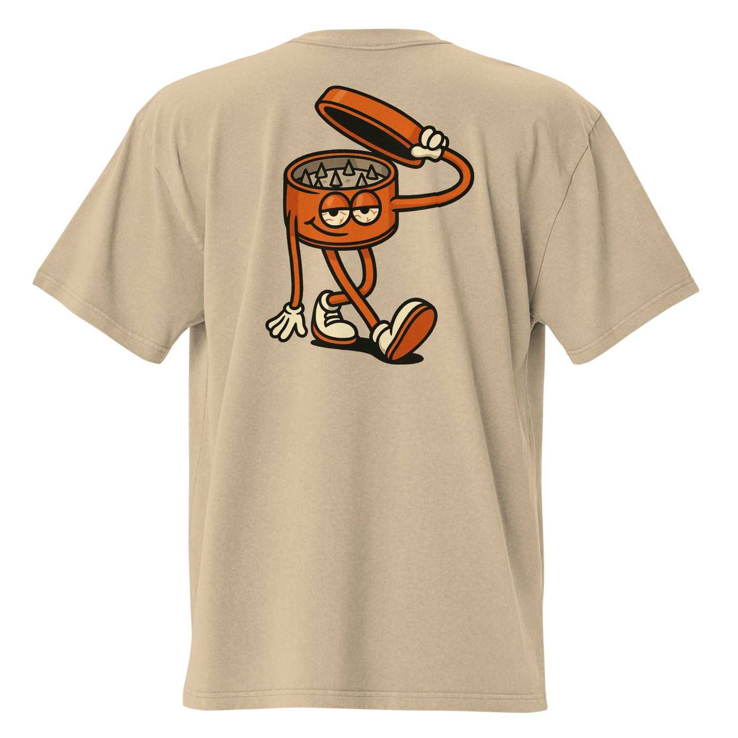 Oversized T-Shirt mit großem Backprint Grinder