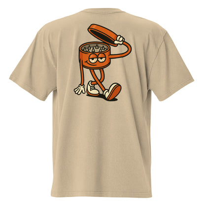 Oversized T-Shirt mit großem Backprint Grinder