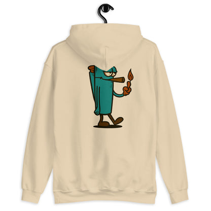 Unisex Hoodie Backprint Feuerzeug